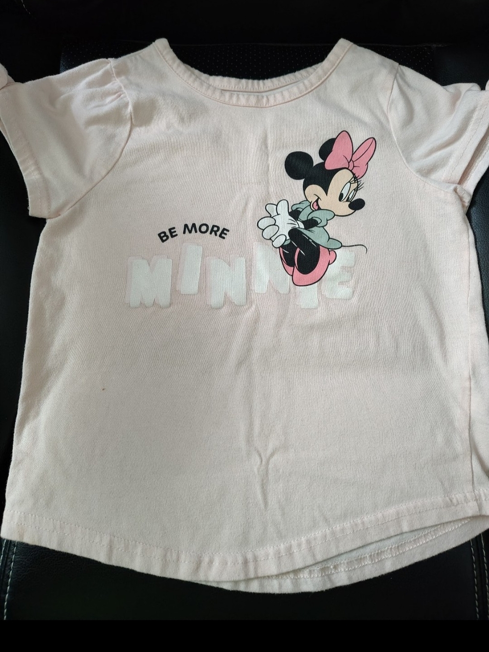 Disney Minnie Mouse Pink Girls' Short Sleeve Tee